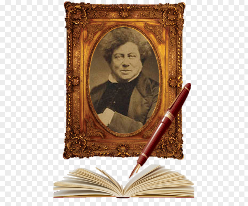 Alexandre Dumas Picture Frames PNG