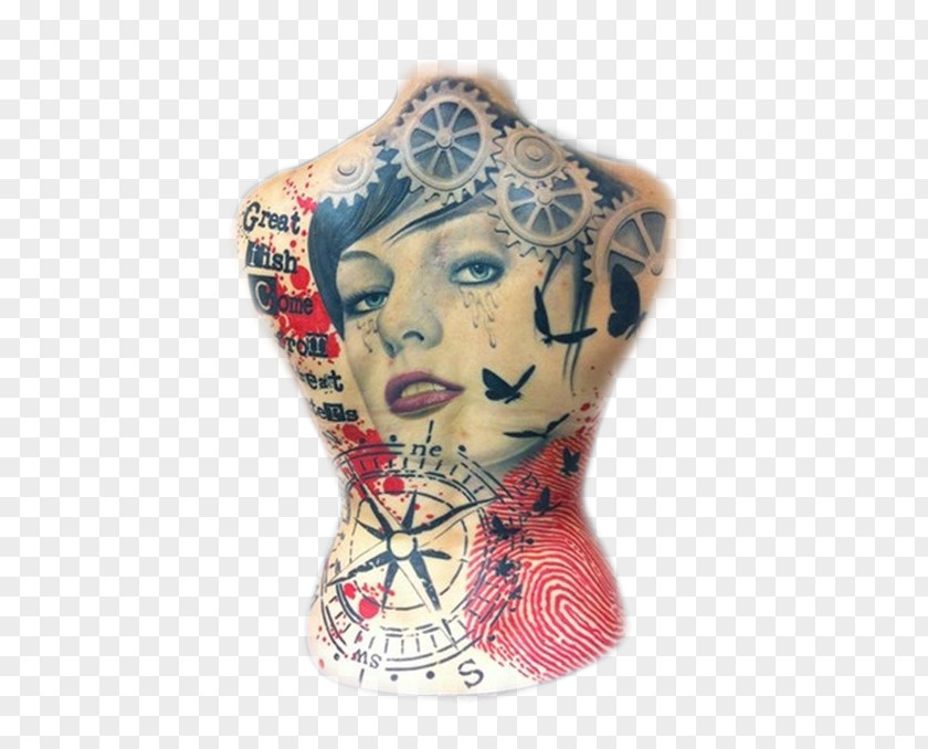 BCYLE Tattoo Artist Trash Polka Irezumi Ink PNG