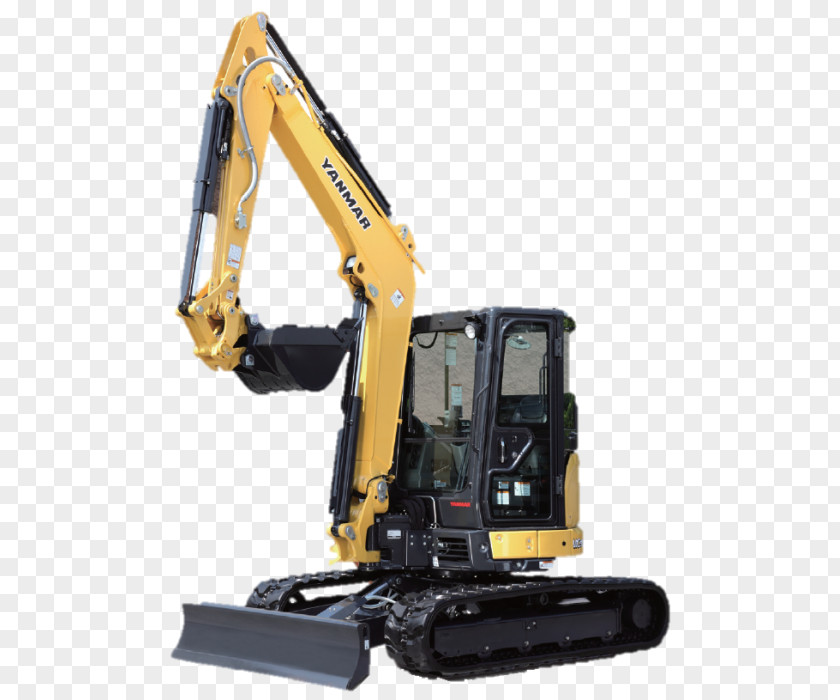 Excavator Yanmar Heavy Machinery Compact PNG