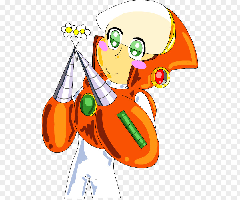 Hand Holding Flower Cartoon Character Line Clip Art PNG