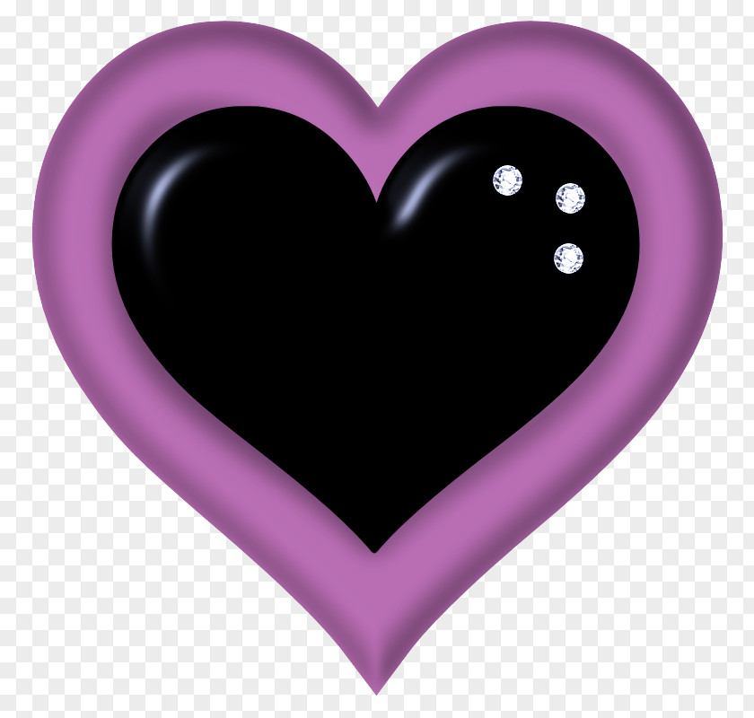 Pink M M-095 Heart PNG