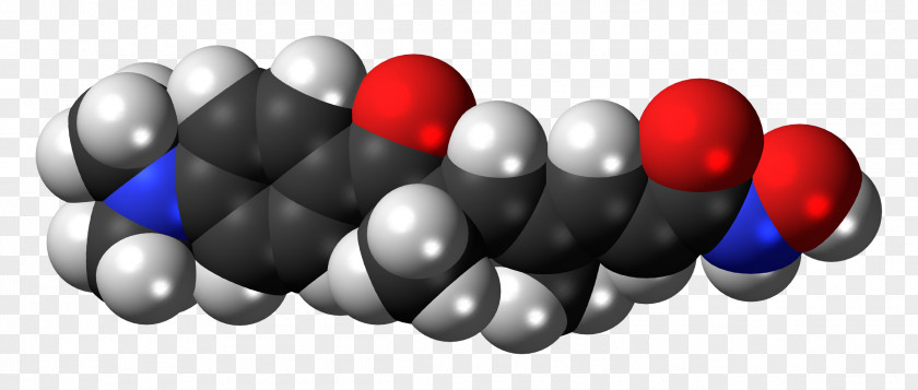 Trichostatin A Space-filling Model Structural Formula Molecule Chemical Nomenclature PNG