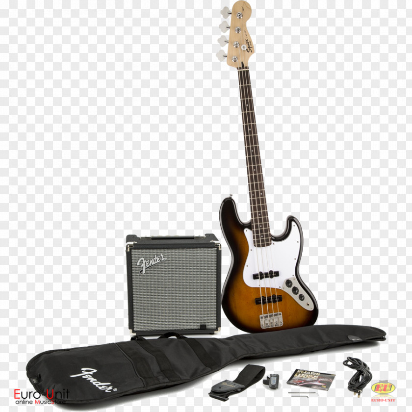 Bass Fender Precision Jaguar Squier Guitar PNG