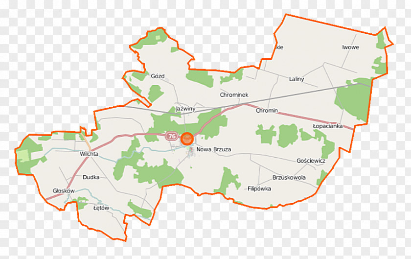 Map Locator Jaźwiny, Gmina Borowie Iwowe Siedlce Voivodeship Herb Gminy PNG