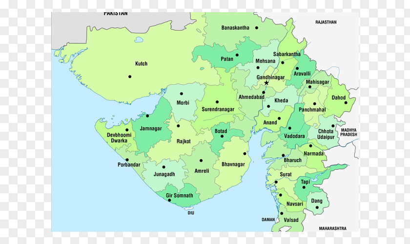 Map Sanand Vadodara Kheda District Gujarati PNG