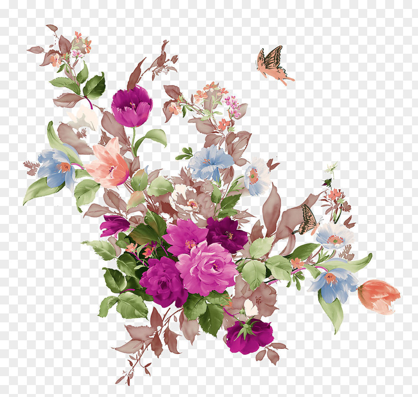 Pink Flowers PNG
