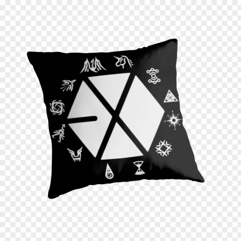 T-shirt EXO Wolf Logo Growl PNG