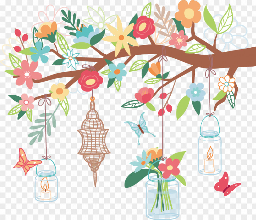 Birdcage Tree Branch PNG tree branch clipart PNG