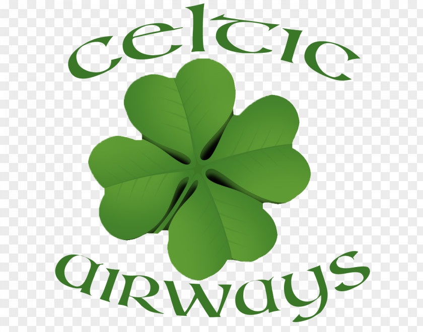 Celtic Shamrock Logo Leaf Brand PNG