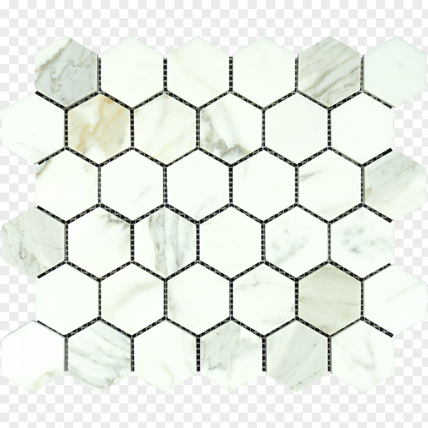 Honeycomb Tile Marble Mosaic Material Floor PNG