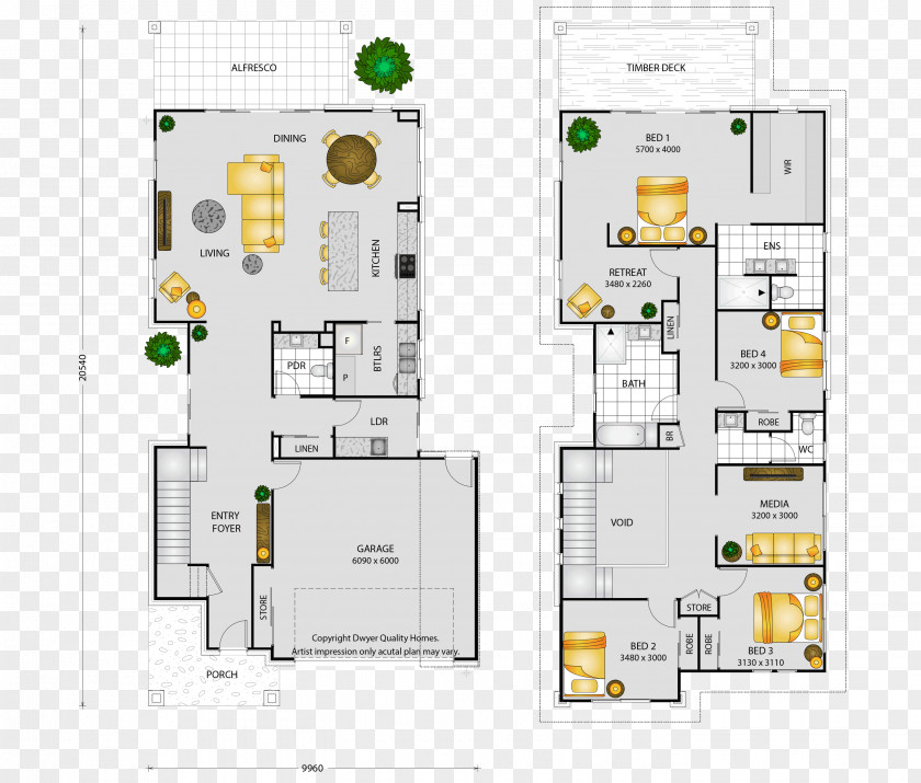 House Floor Plan Show Bedroom Dwyer Quality Homes PNG