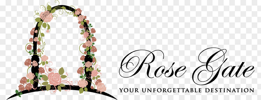 Rose Gate Лого дизайн Logo Font PNG