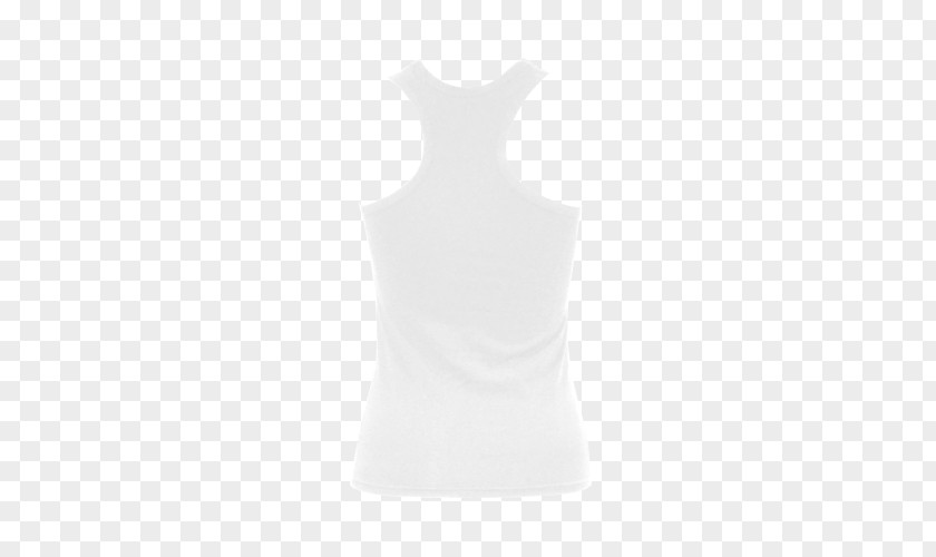 White Tank Top Gilets Sleeveless Shirt Undershirt PNG