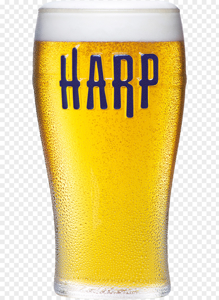 Beer Harp Lager Wheat Pint Glass PNG