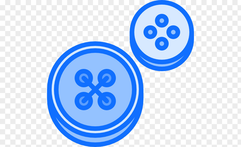 Blue Clothing Buttons PNG