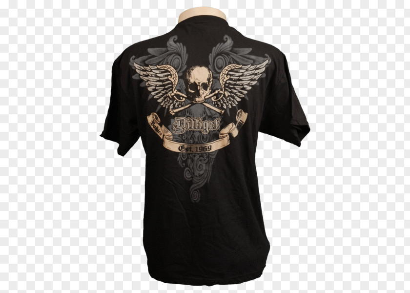 Wing Skull T-shirt Clothing Oldbest Sleeve PNG