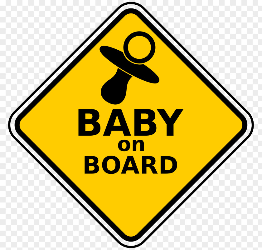 Circuit Board Clipart Baby On Car Sign Child Sticker PNG