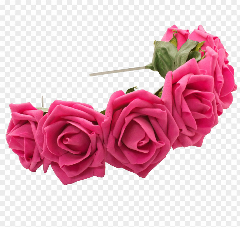 Flower Crown Headband Wreath Rose PNG