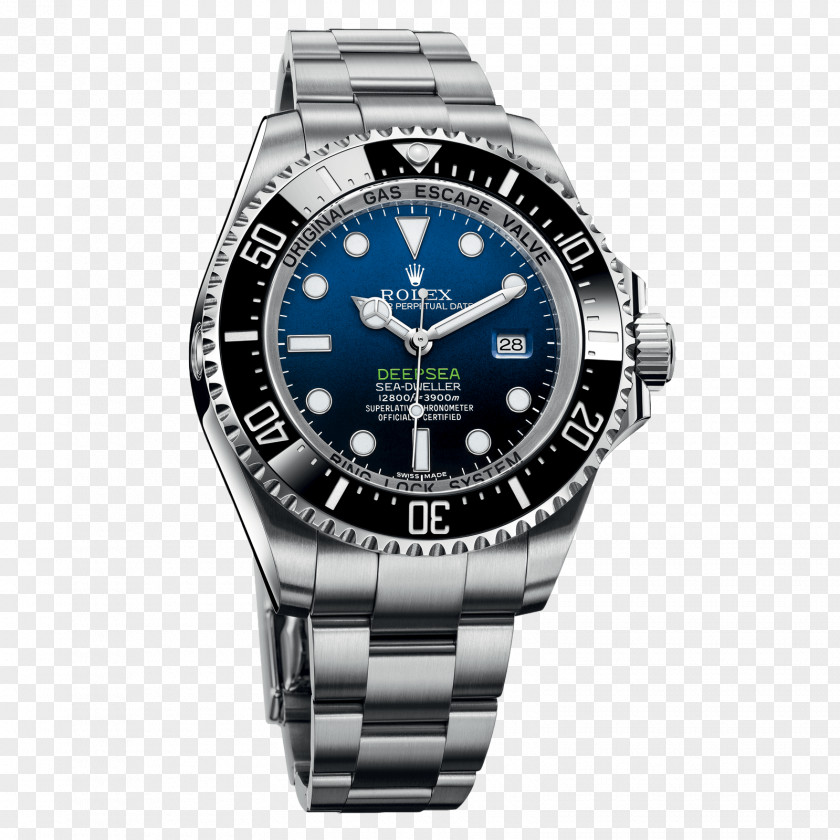 Rolex Sea Dweller Submariner Datejust Watch PNG