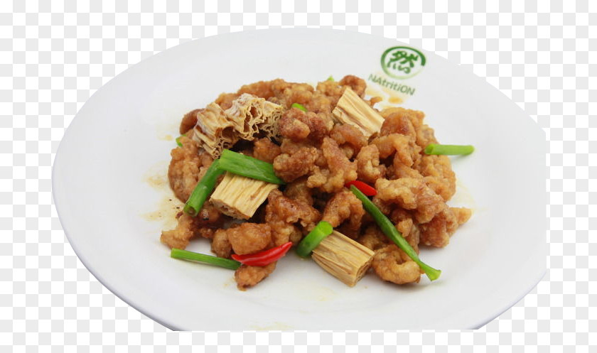 Yuba Meat Fried Phat Si-io Chicken Nugget Twice Cooked Pork American Chinese Cuisine PNG