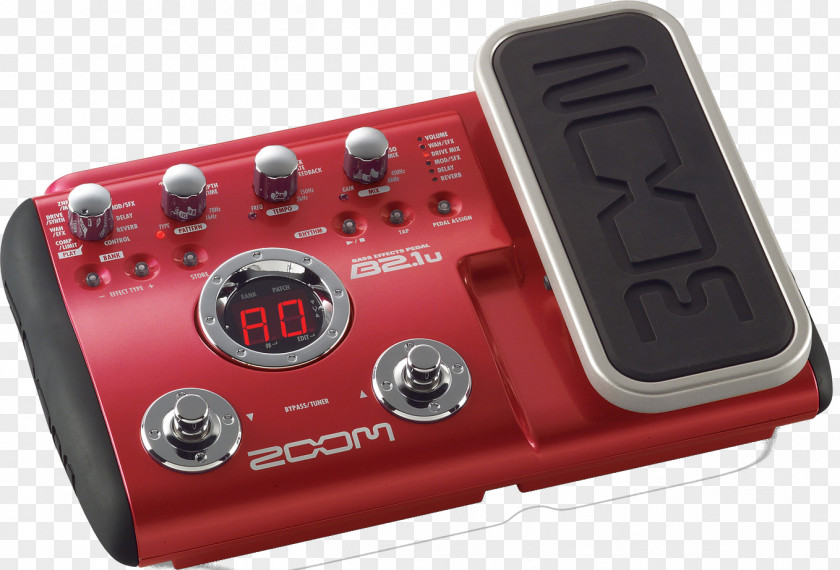 Bass Guitar Effects Processors & Pedals Amplifier Zoom Corporation PNG