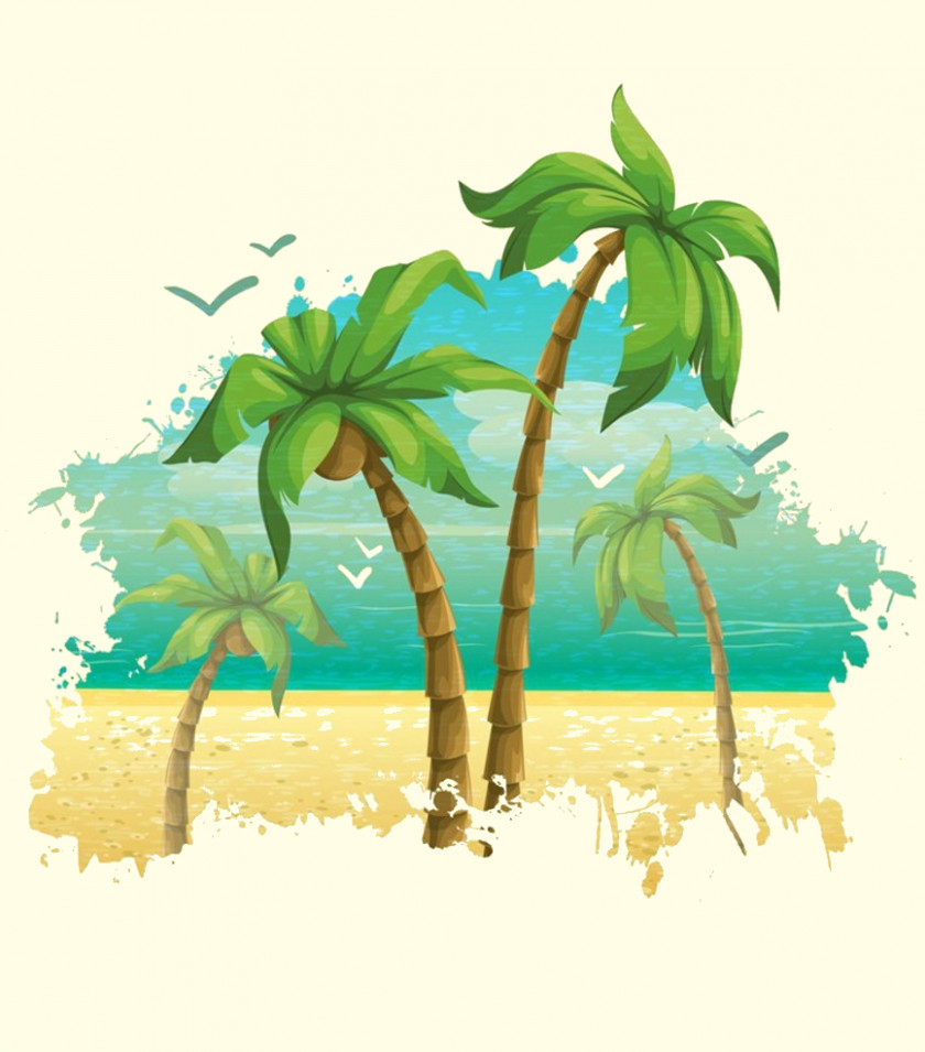 Beach Arecaceae Sea Tree PNG