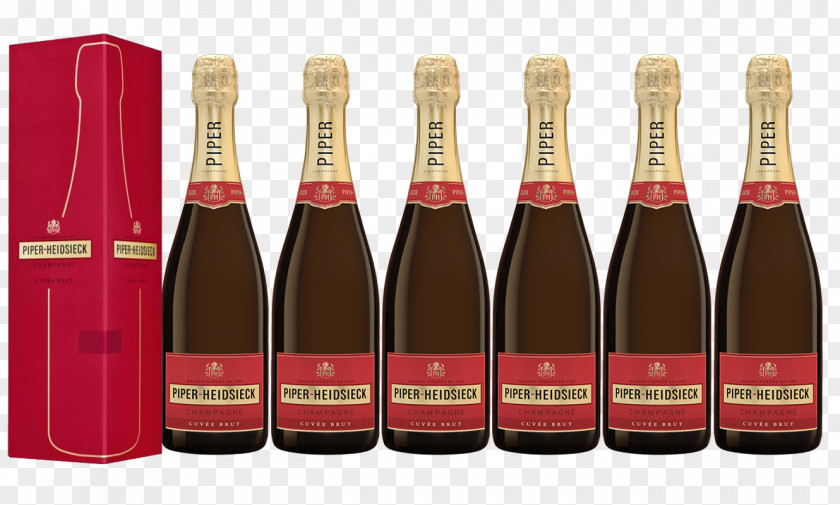 Champagne Piper-Heidsieck Wine Beer Bottle PNG