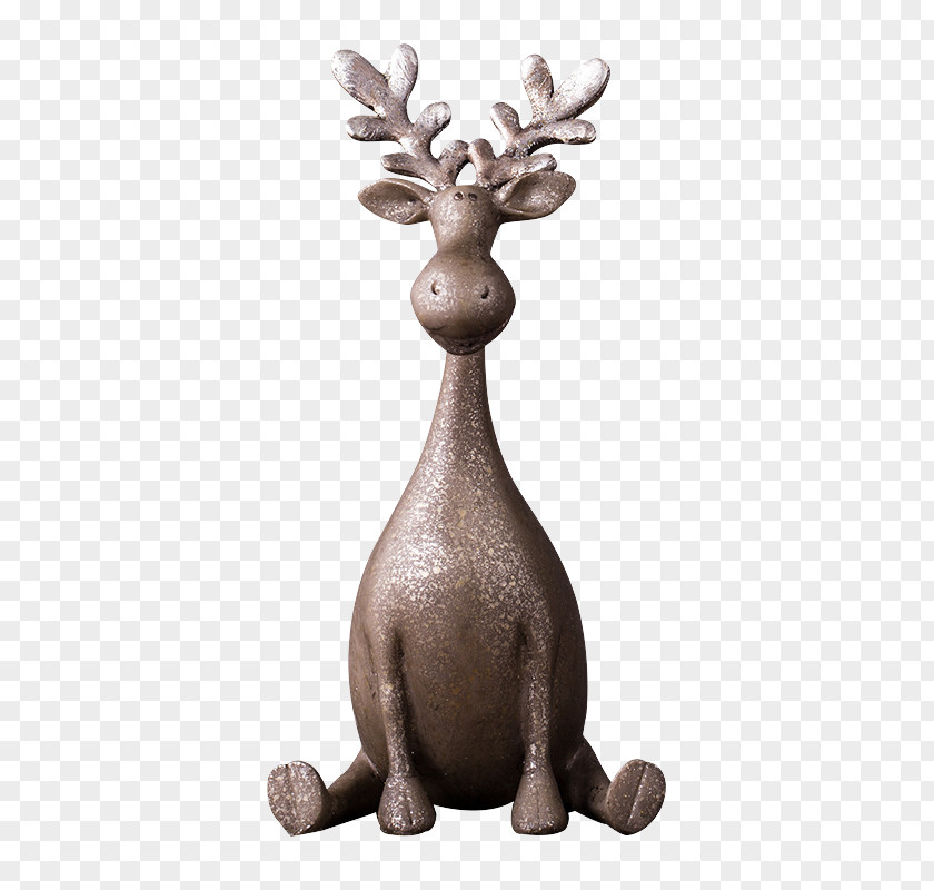Deer Reindeer Ceramic Handicraft PNG