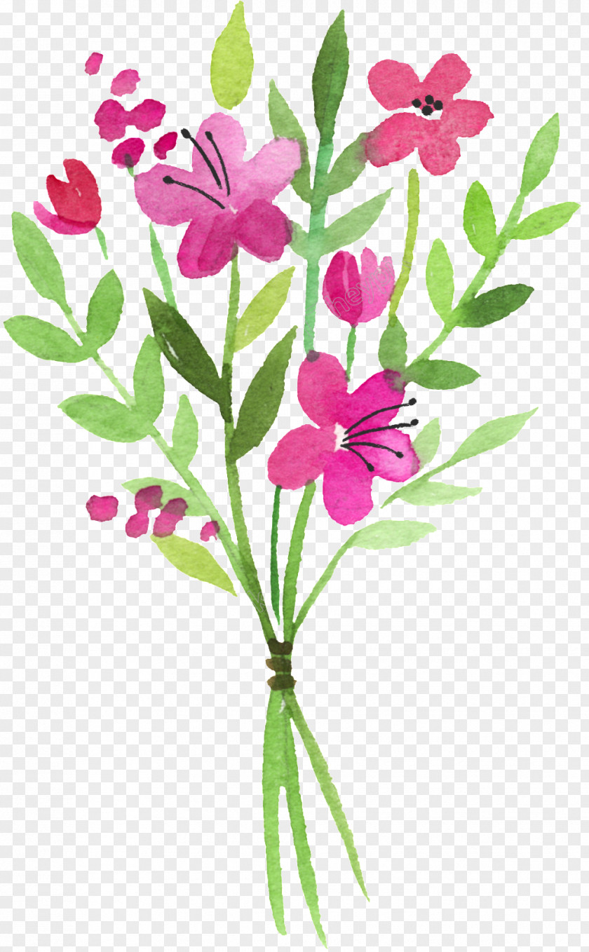 Flower Clip Art Watercolor Painting PNG