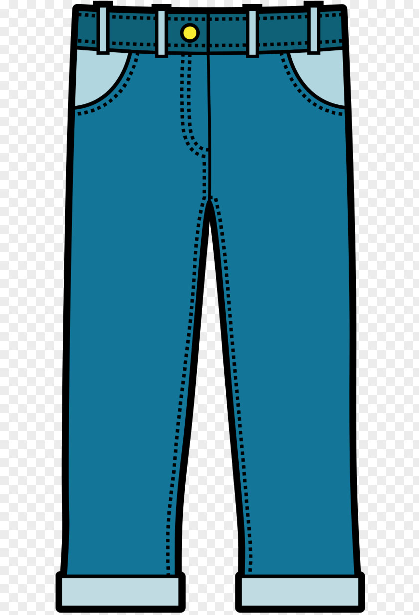 Jeans Shorts Electric Blue Font Line PNG