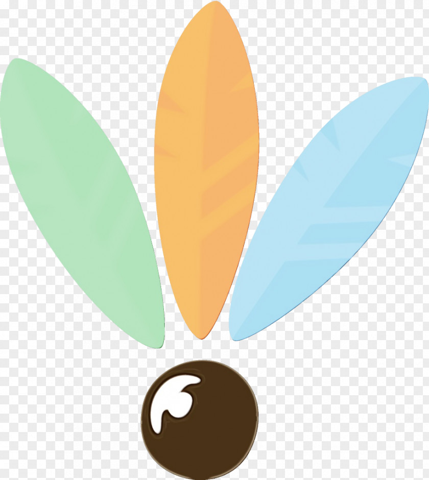 Oval Plant Turquoise Leaf Logo Clip Art PNG