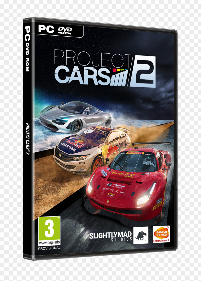 Pc Dvd Project CARS 2 BANDAI NAMCO Entertainment Video Game PlayStation 4 PNG