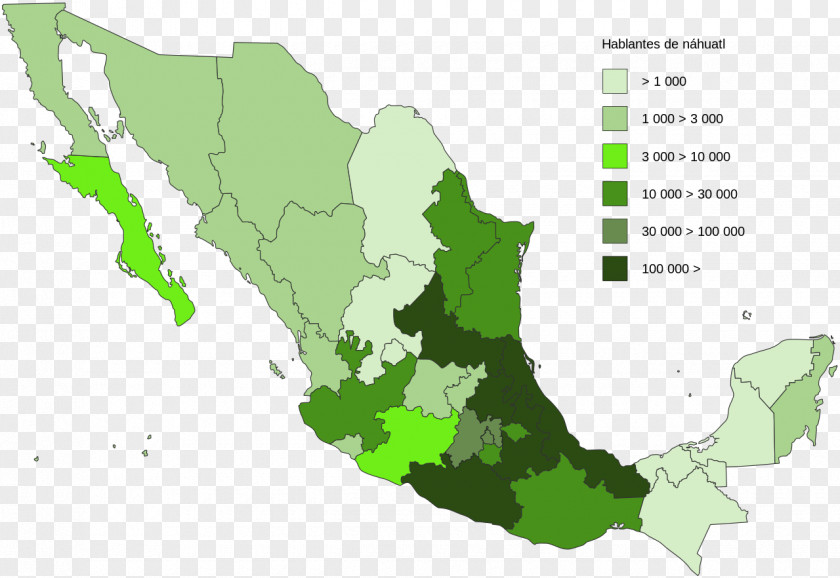 Map Indigenous Peoples Of Mexico Nahuatl Nahuas Wikipedia PNG