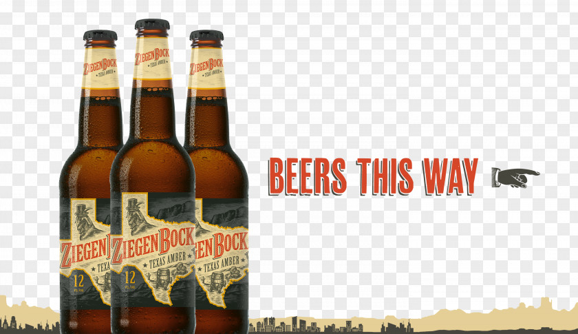 Proudly Beer Bottle Ziegenbock Ale PNG