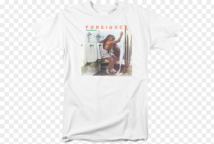 T-shirt Foreigner Head Games Sleeve 0 PNG