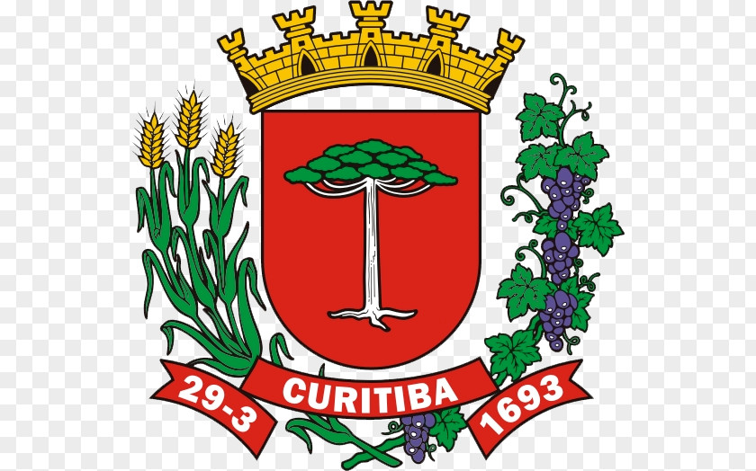American Flag Brasão De Curitiba Coat Of Arms Mural Crown History PNG