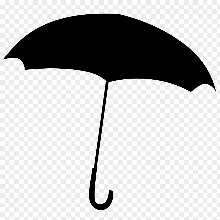 Blackandwhite Umbrella Cartoon PNG