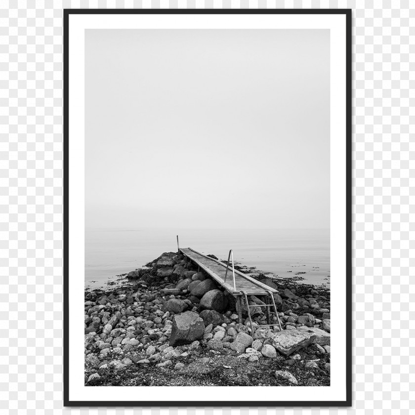 Daydreaming Black And White Photography Poster PNG
