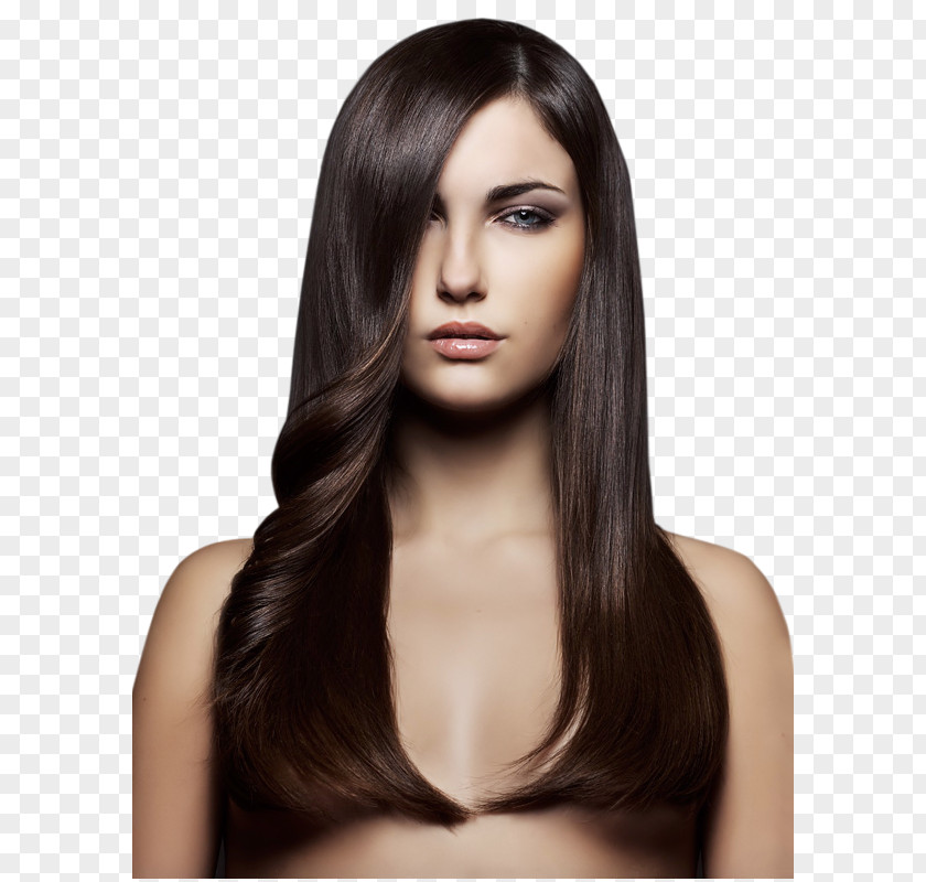 Hair Long Coloring Layered Step Cutting Brown PNG