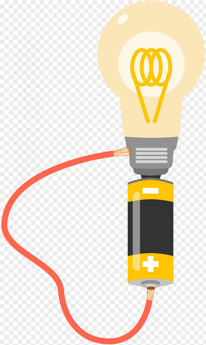Light Bulb Electrical Wires & Cable Incandescent Battery Electricity PNG