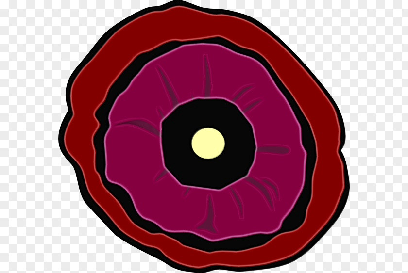 Plant Petal Red Pink Circle Eye Magenta PNG