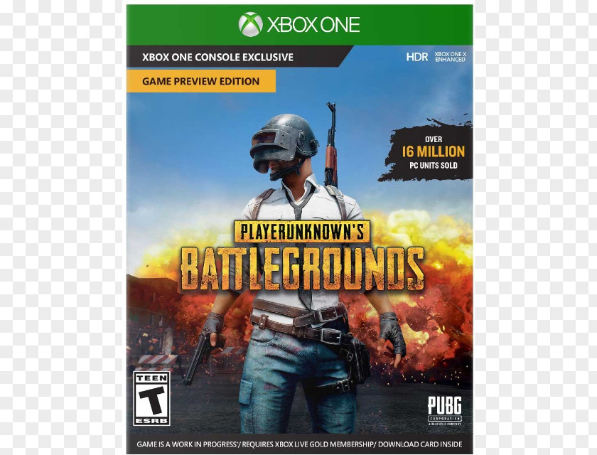 Playerunknown's Battlegrounds Logo PlayerUnknown's Xbox One X Video Games Microsoft S PNG