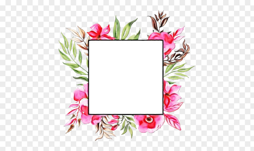 Rectangle Plant Bouquet Of Flowers Drawing PNG