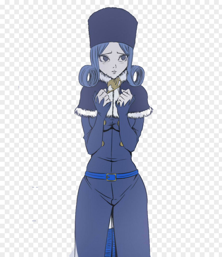 Fairy Tail Juvia Lockser Cartoon Cobalt Blue Illustration Character PNG