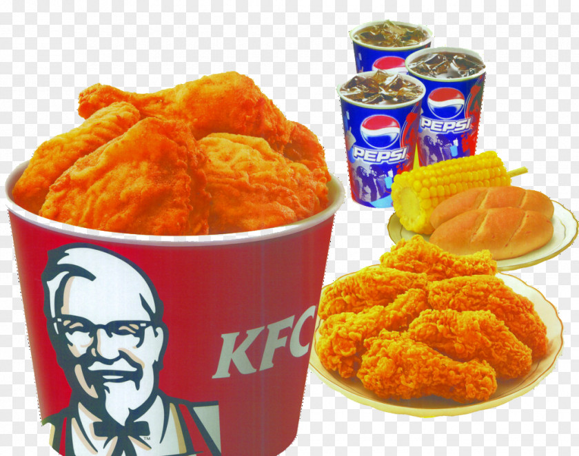 Happy Family Bucket Colonel Sanders KFC Fried Chicken Fast Food PNG