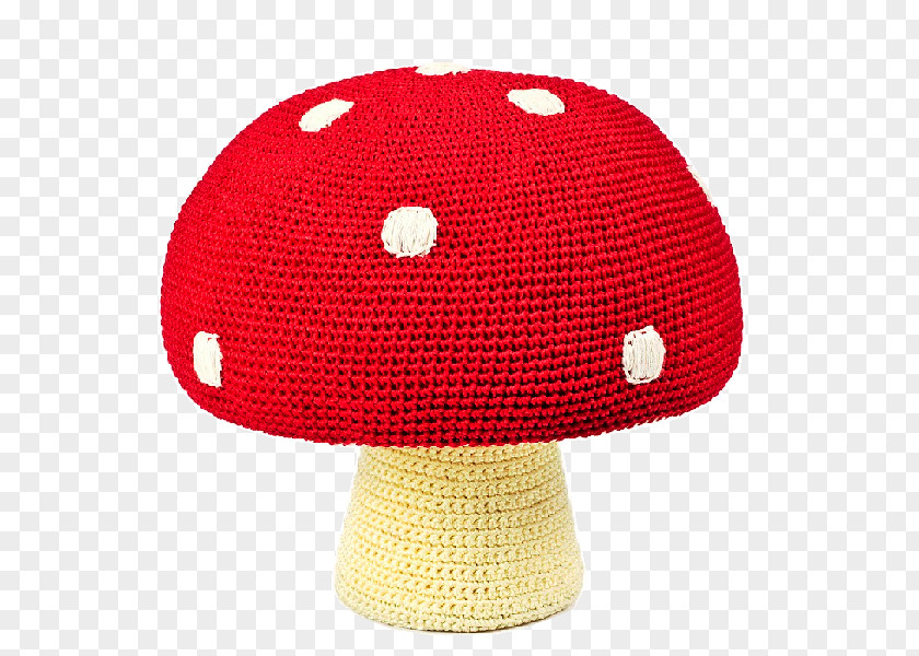 Mushroom Crochet Stool Foot Rests Tuffet PNG