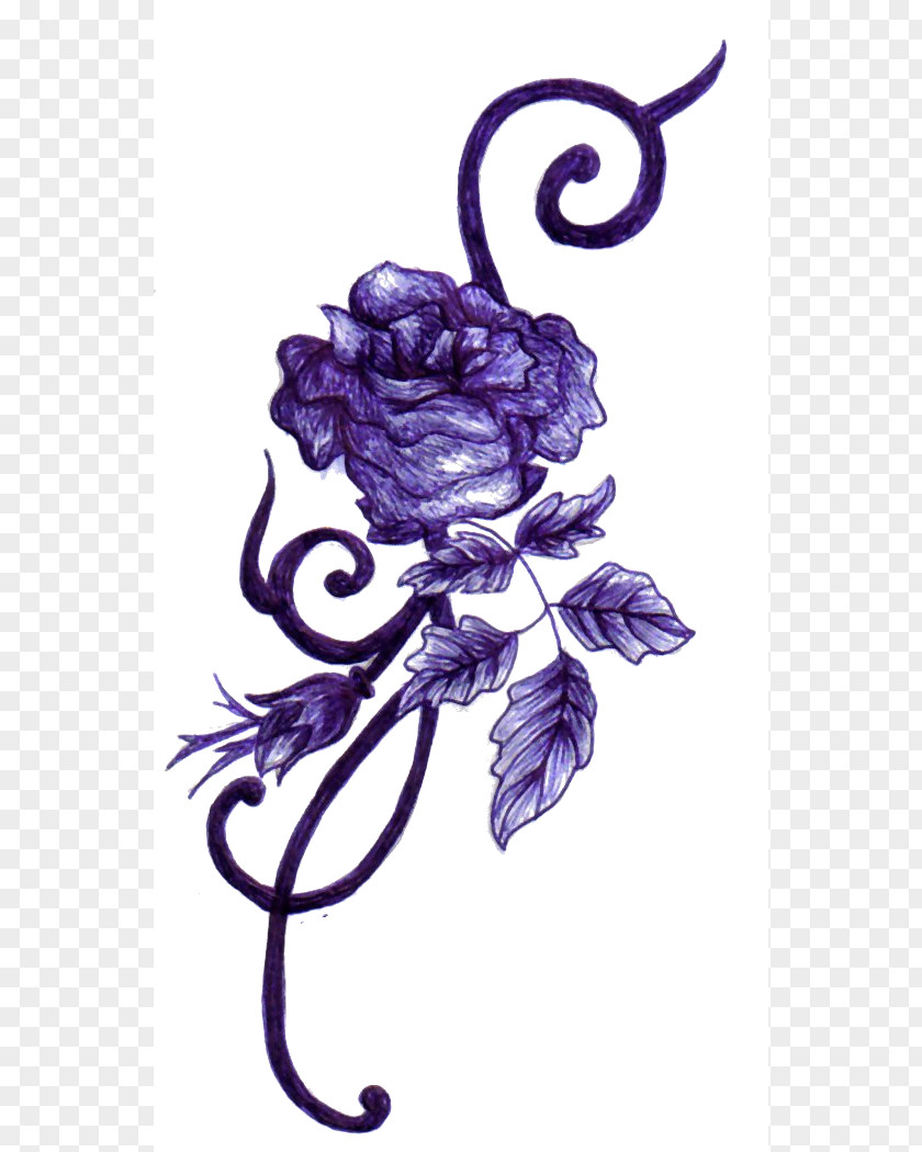 Purple Rose Tattoos Tattoo Artist Body Art PNG