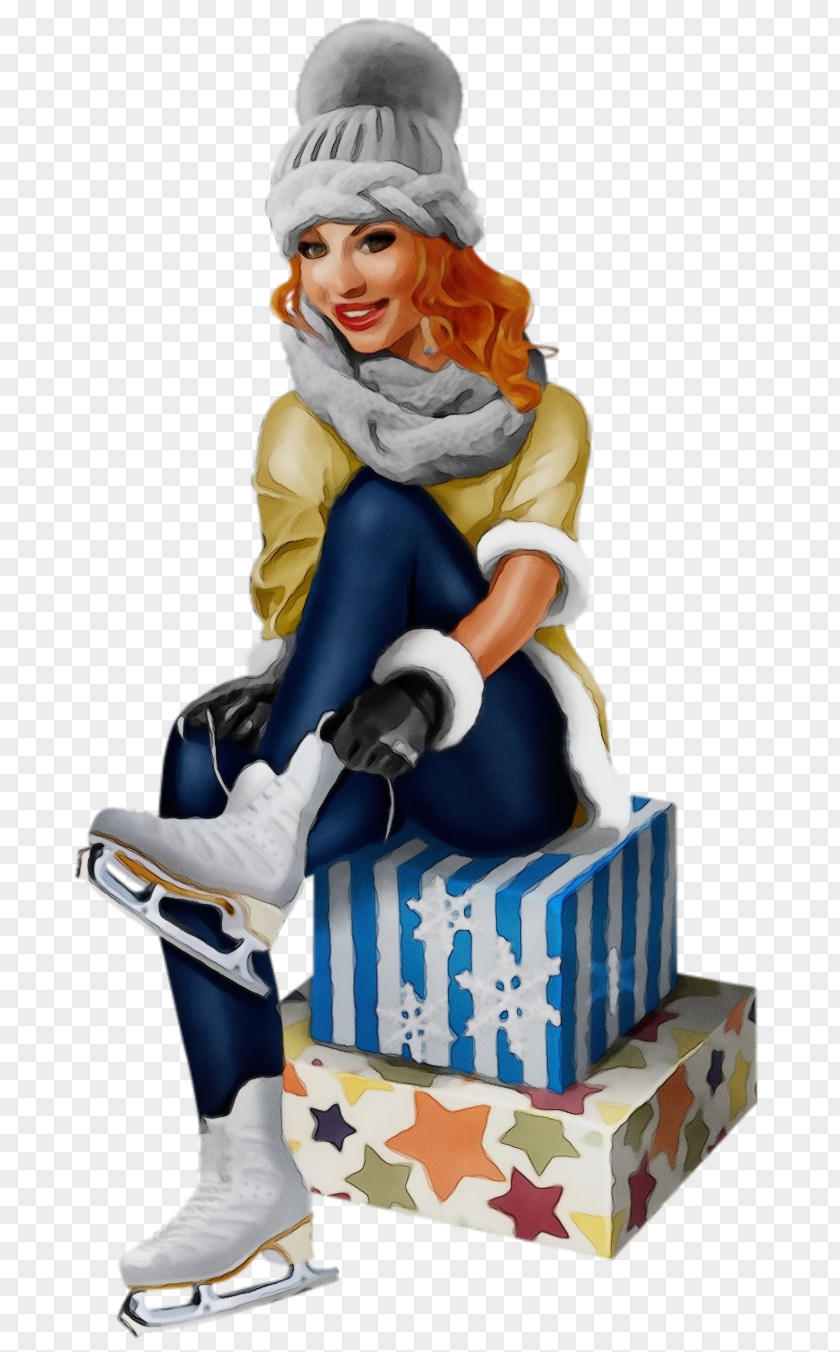 Sitting Statue Figurine Toy PNG