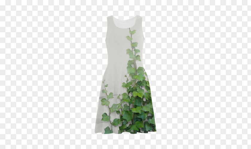 Watercolor Plant Paper Vine Painting Dress Poster PNG