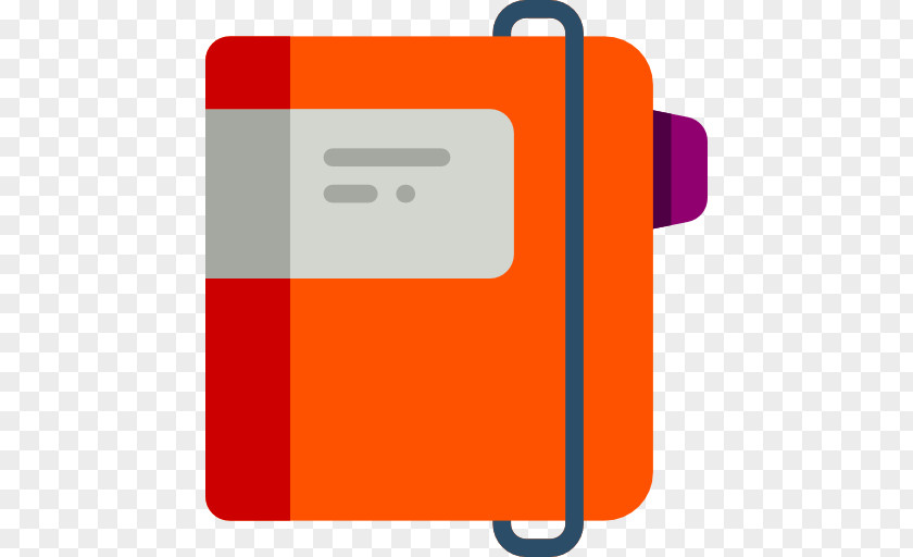 Yellow Book Diary Icon PNG